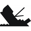 Sank Ships Insignias Sticker/Decal!